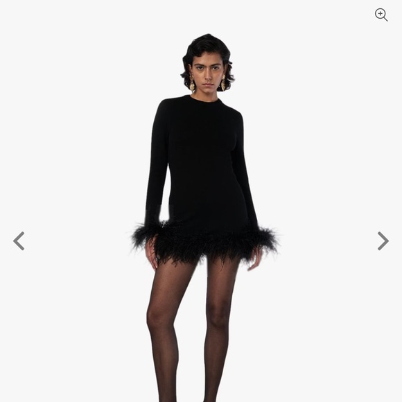 Ronny Kobo Sumal Feather Knit Dress - Picture 3 of 5